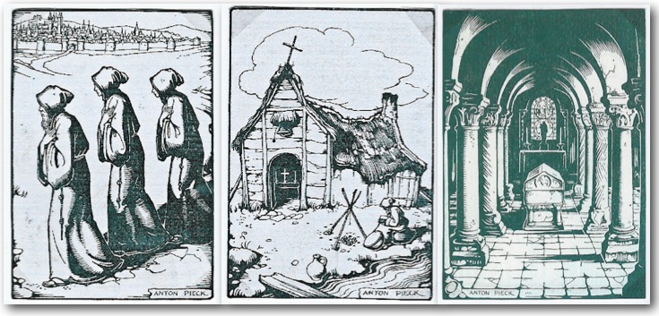 Ailbertus med bröder, kloster och grav.