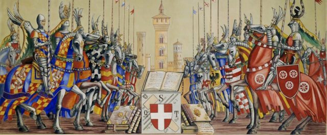 Ghibelliner, guelfer och Gralen