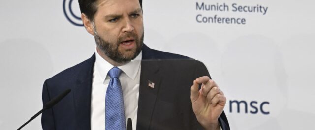 JD Vance och talet i München